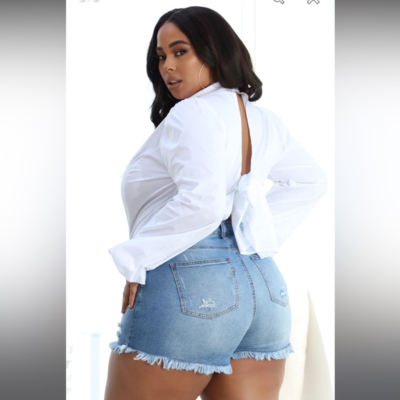 NWT PLUS SIZE WHITE BODYSUIT SIZE 3X - Picture 4 of 5